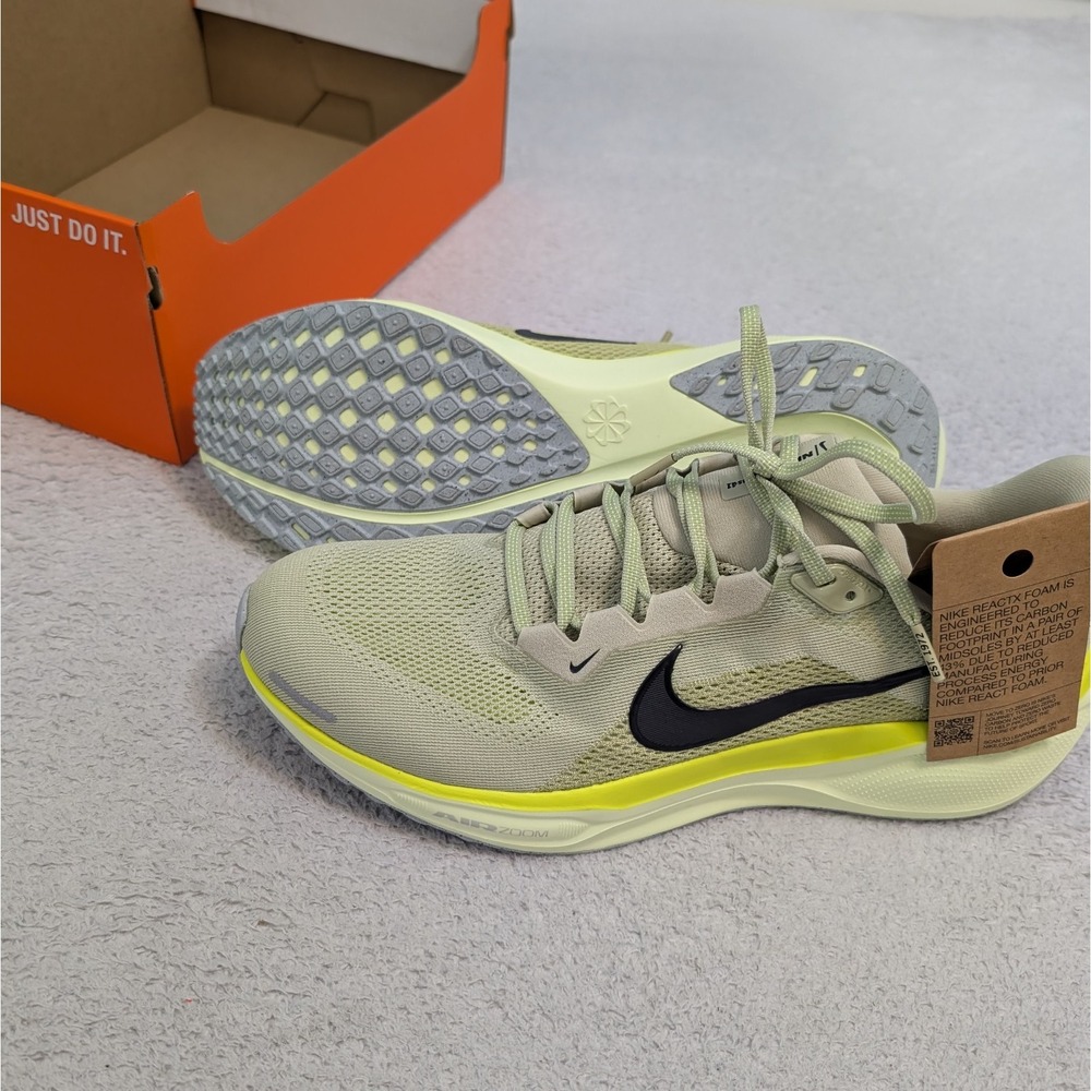 NEW! Nike Air‎ Zoom Pegasus 41 Volt Shoes FD2722-701 Men's 12 Olive Ora White
